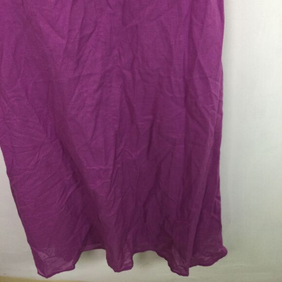 Calme by Johnny Was Womens V-Neck Buttoned Raglan Slip Dress Purple Size XS NWT - Picture 16 of 16